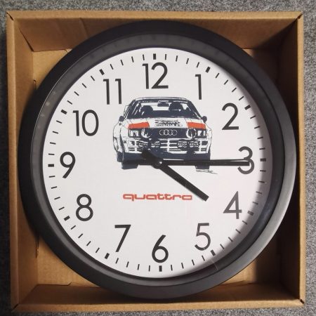 Audi Quattro S1 Wanduhr