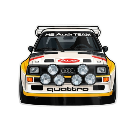 Audi S1E2 Rally HB Aufkleber